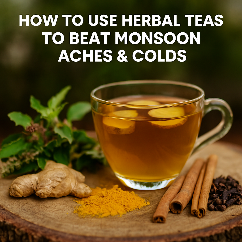 How to Use Herbal Teas to Beat Monsoon Aches & Colds