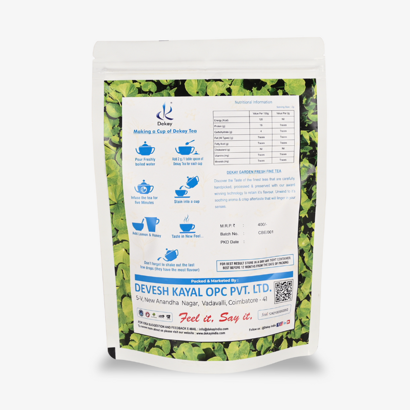 Dekay Brahmi Green Tea: Unveiling the Essence of Green Tea