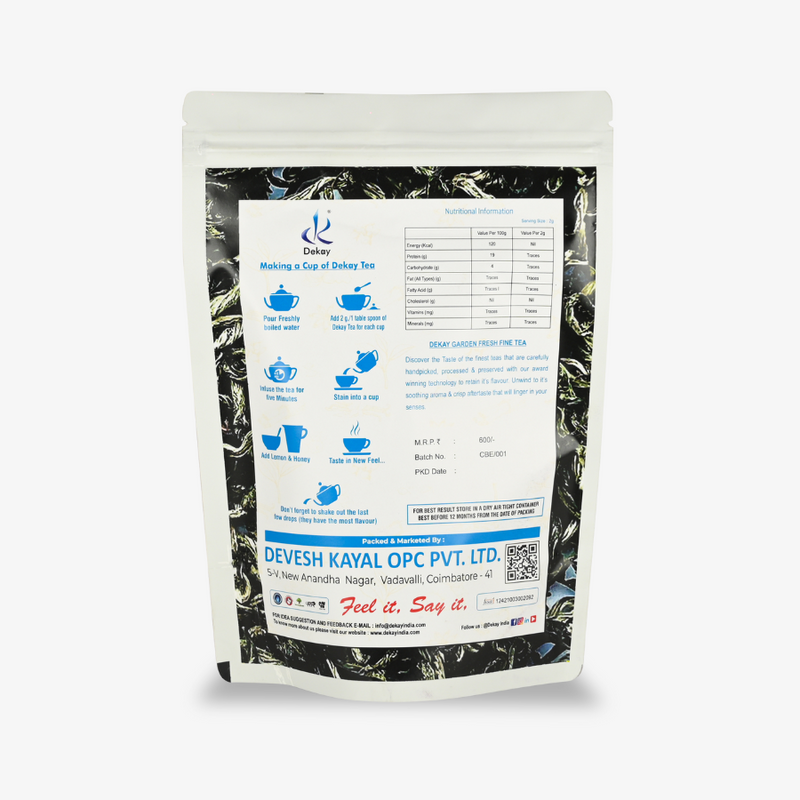 Dekay Oolong Tea: A Harmonious Blend of Flavor and Health