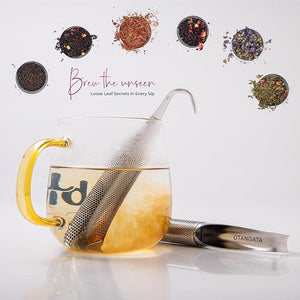 JustBrew Volcan Green Tea Infuser | Stainless-Steel Loose Leaf Tea Strainer |  | (Pack of 1)
