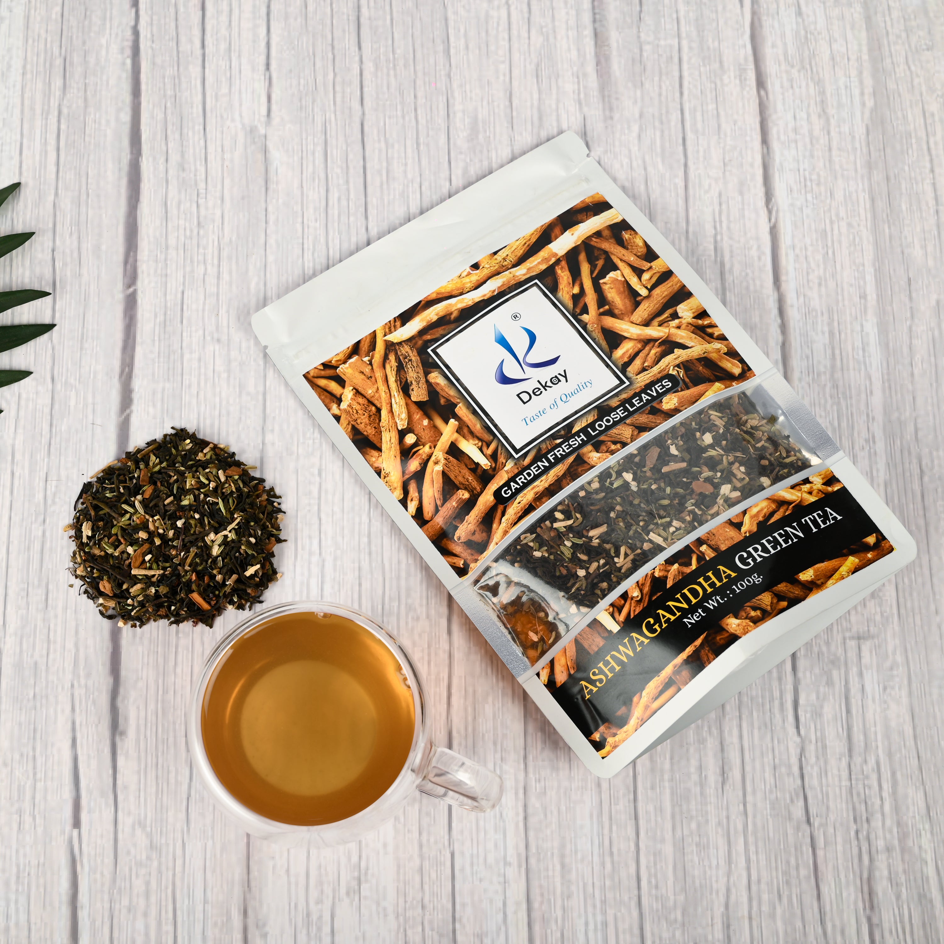 Dekay Ashwagandha Green Tea: Harmonious Blend for Holistic Wellness
