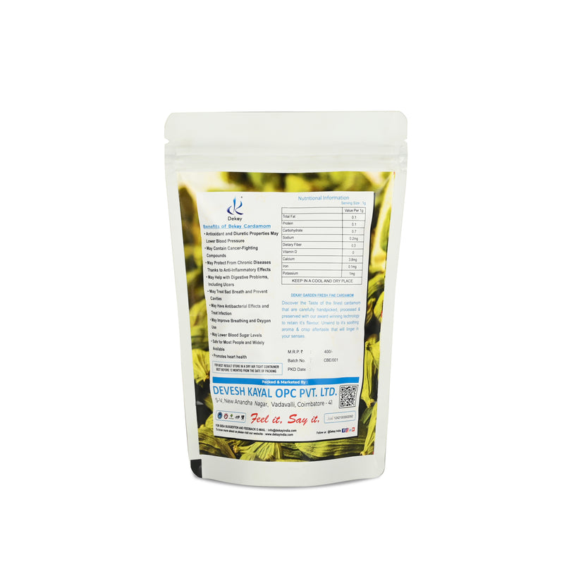 Dekay Green Cardamom: Aromatic Elegance for Culinary Mastery