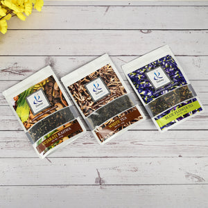 Dekay Wellness Brews – Gujarati Kahwa | Blue Flower | White Tea